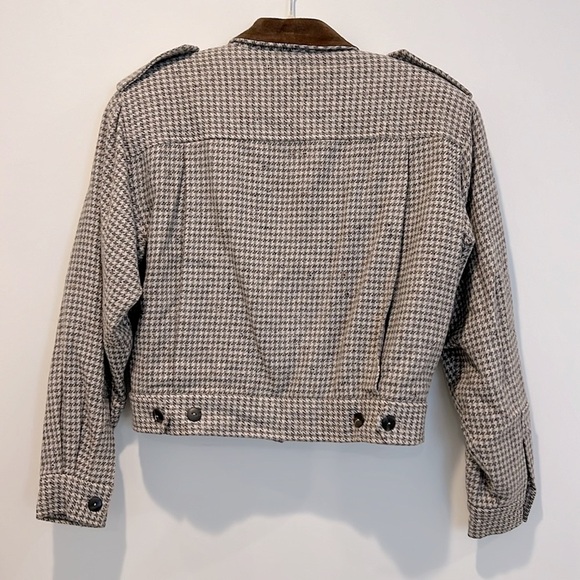 Vintage AnnTaylor wool houndstooth jacket - Picture 5 of 5